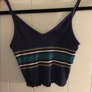 striped tank top